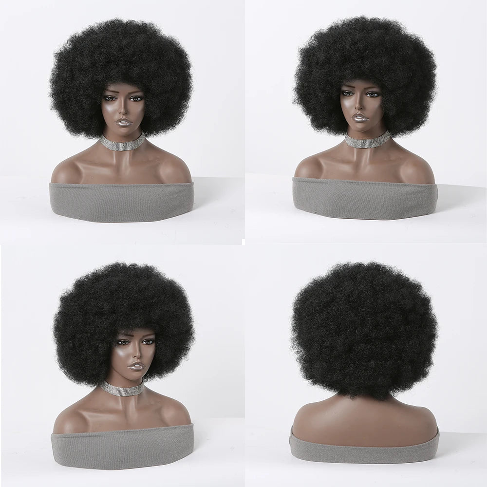 Afro Kinky Curly Bomb Synthetic Wig