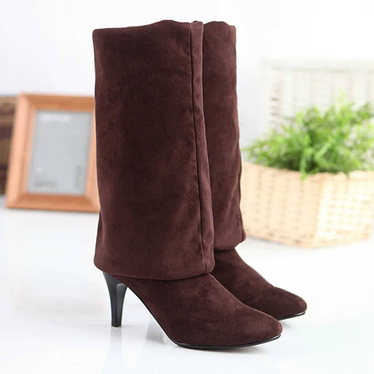 Women's Over the Knee High Pointed Toe Boots