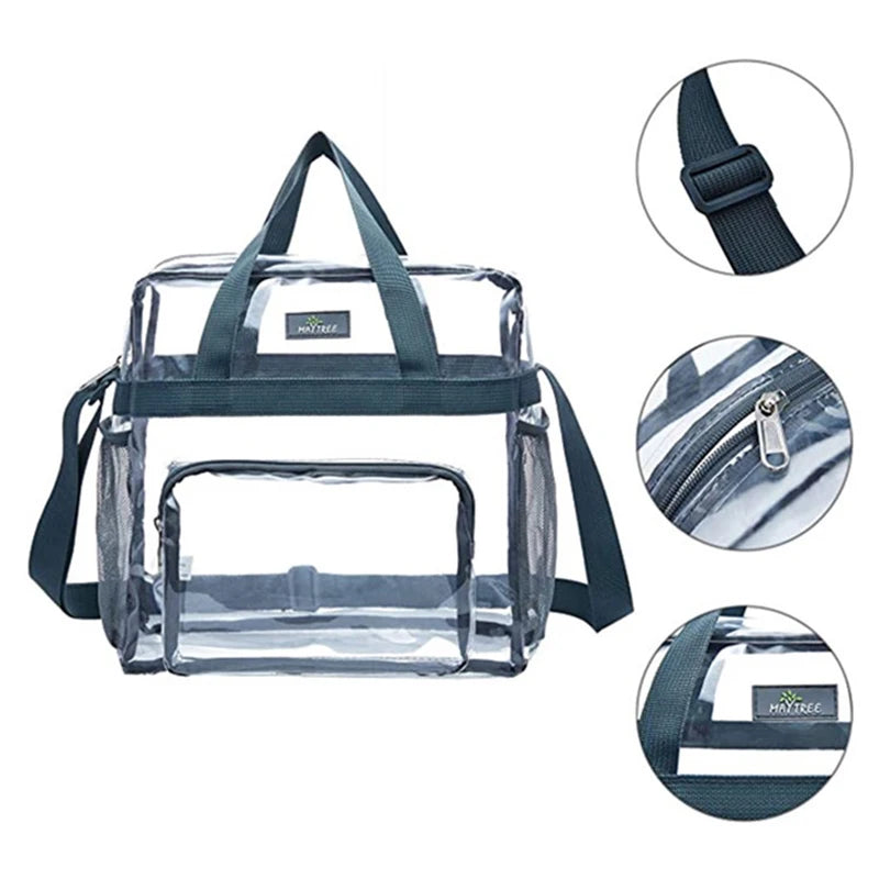 Transparent Shoulder Crossbody Tote