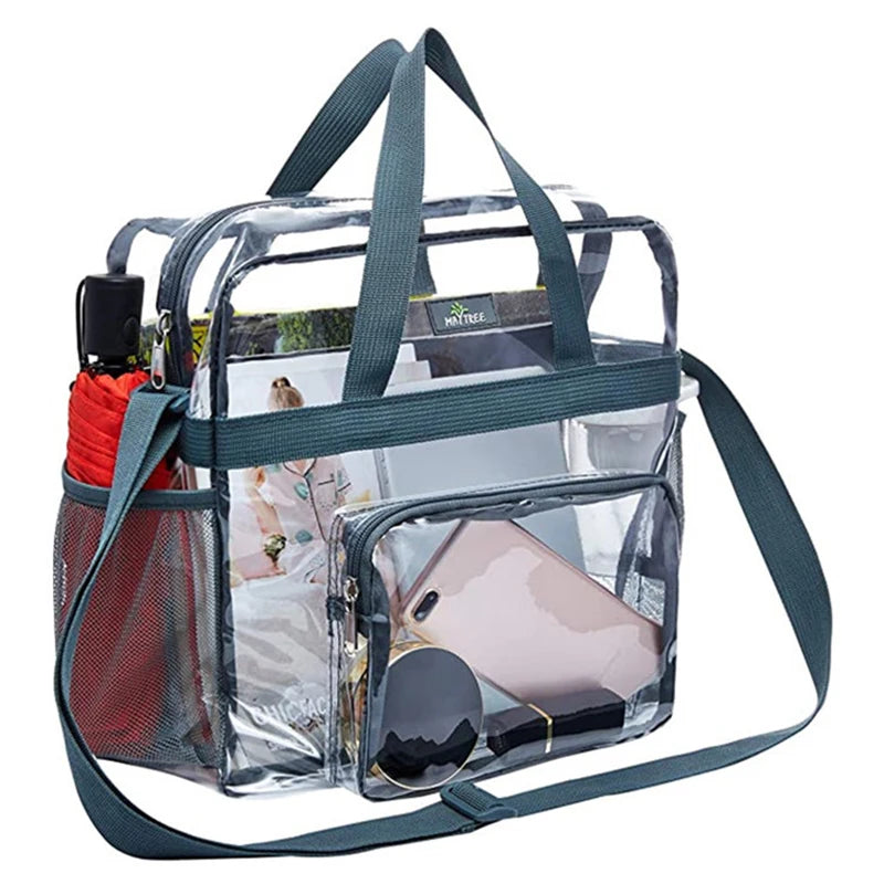 Transparent Shoulder Crossbody Tote