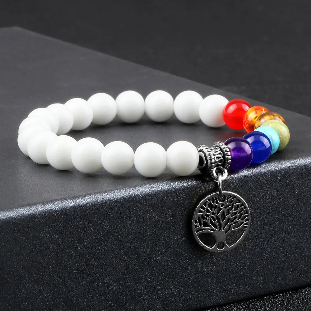 7 Chakra Life Tree Bracelet