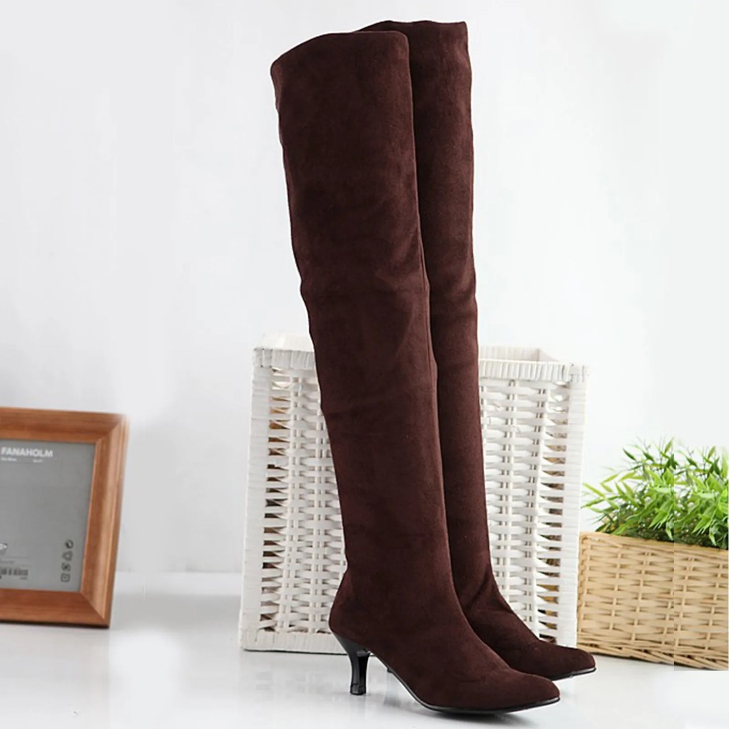 Women's Over the Knee High Pointed Toe Boots