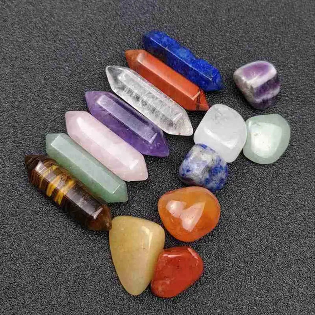 14 pcs Crystal Chakra Healing Stones