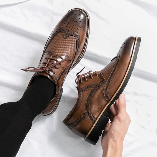 Men's Wingtip Oxford Shoes