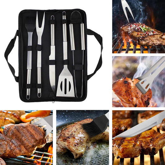 Stainless Steel Barbecue Grilling Set