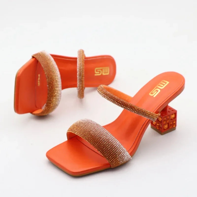 Women's Luxury Square Toe Slippers