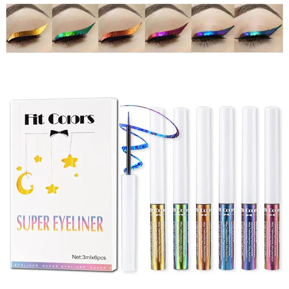 6 pcs Liquid Eyeliner C