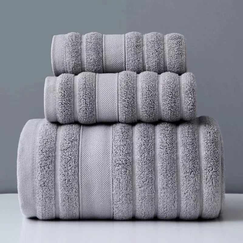 Pure Cotton Terry Towel Set