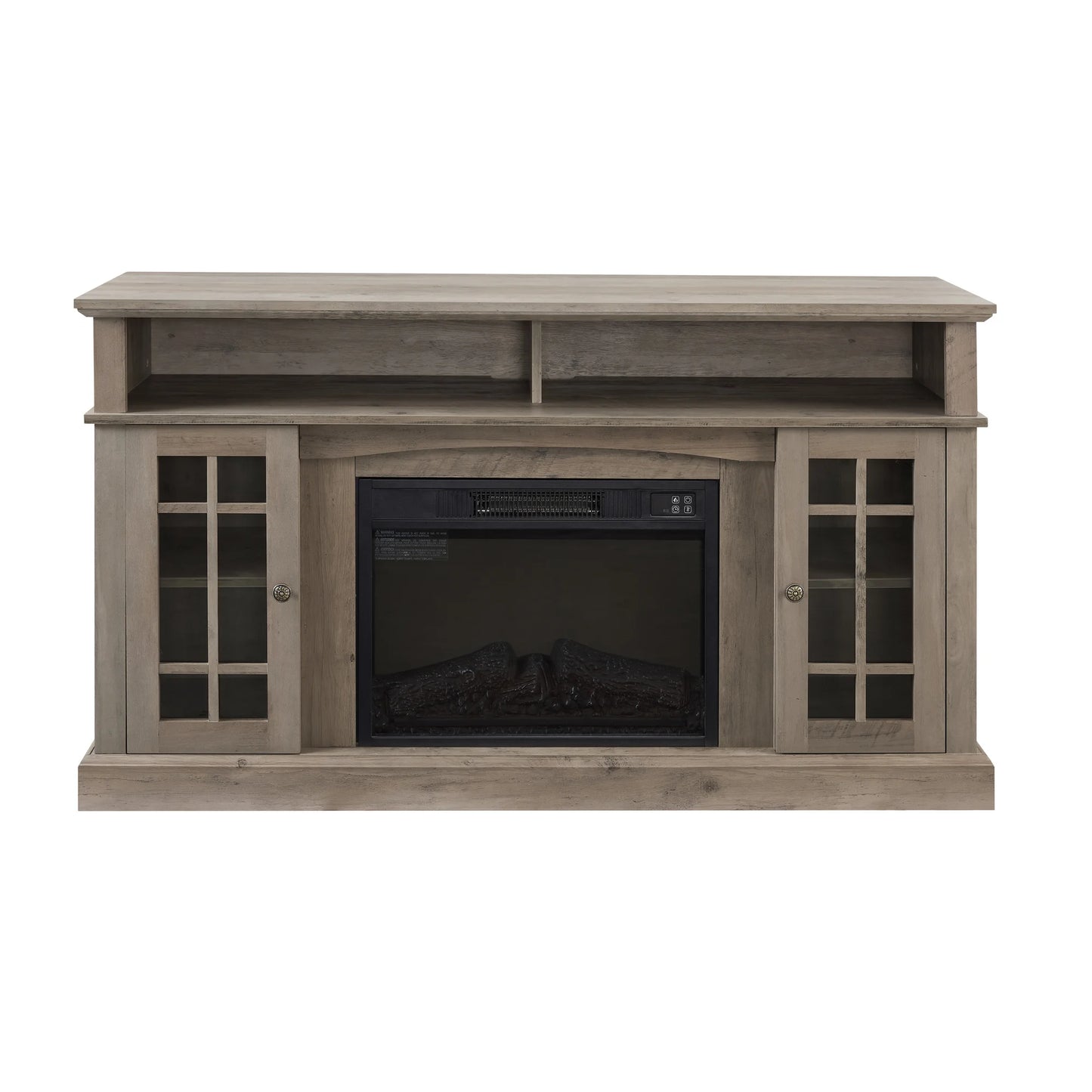 Media TV Stand with 23" Fireplace