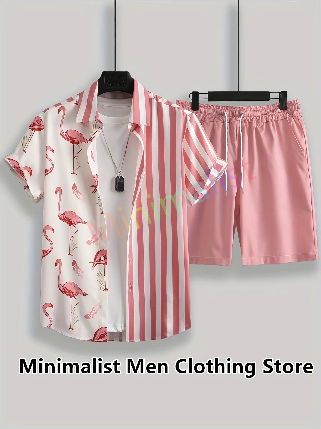 Men's Hawaiian Short Set