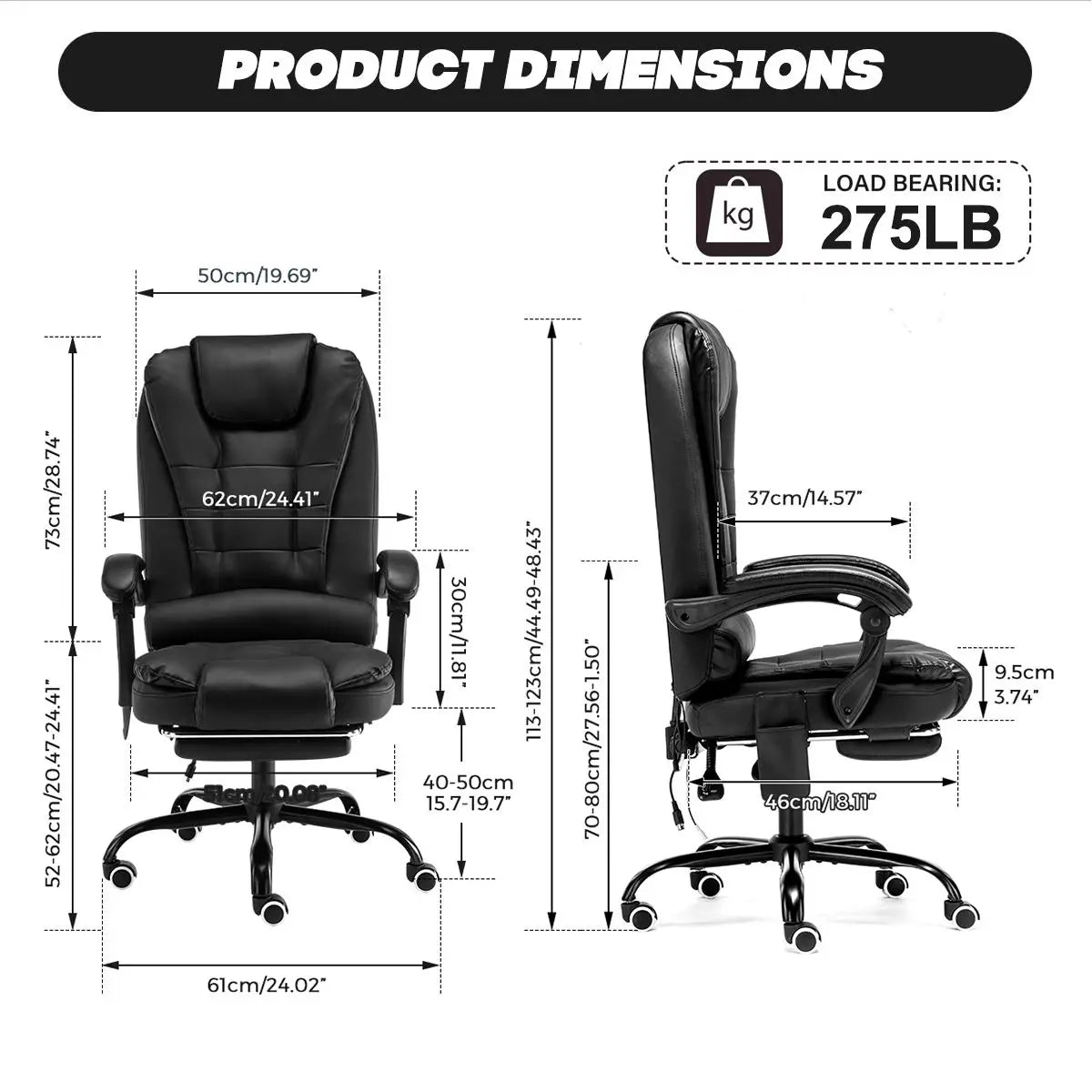 Executive Massage Office Chair