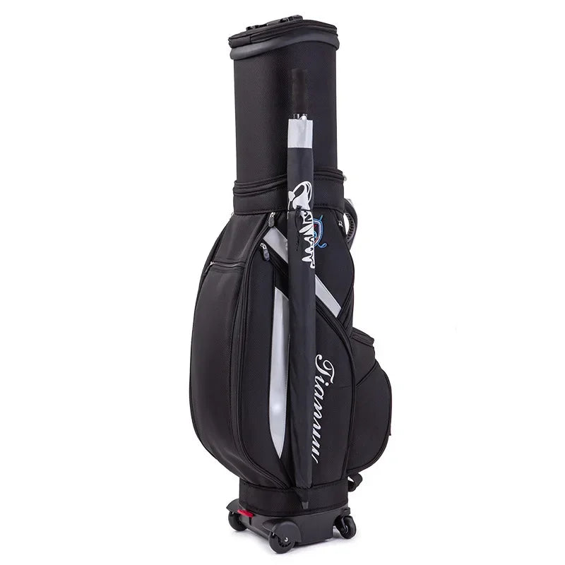 Retractable Golf Stand Bag with wheels