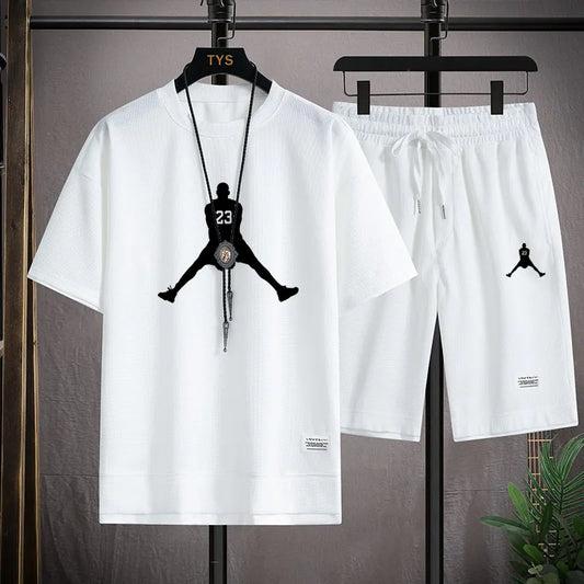 Men's Casual Basketball Short Set