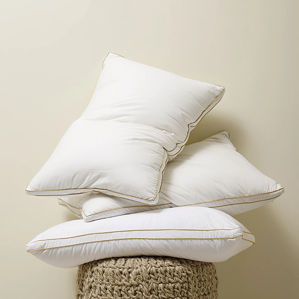 1 PCS White Goose Down Pillows