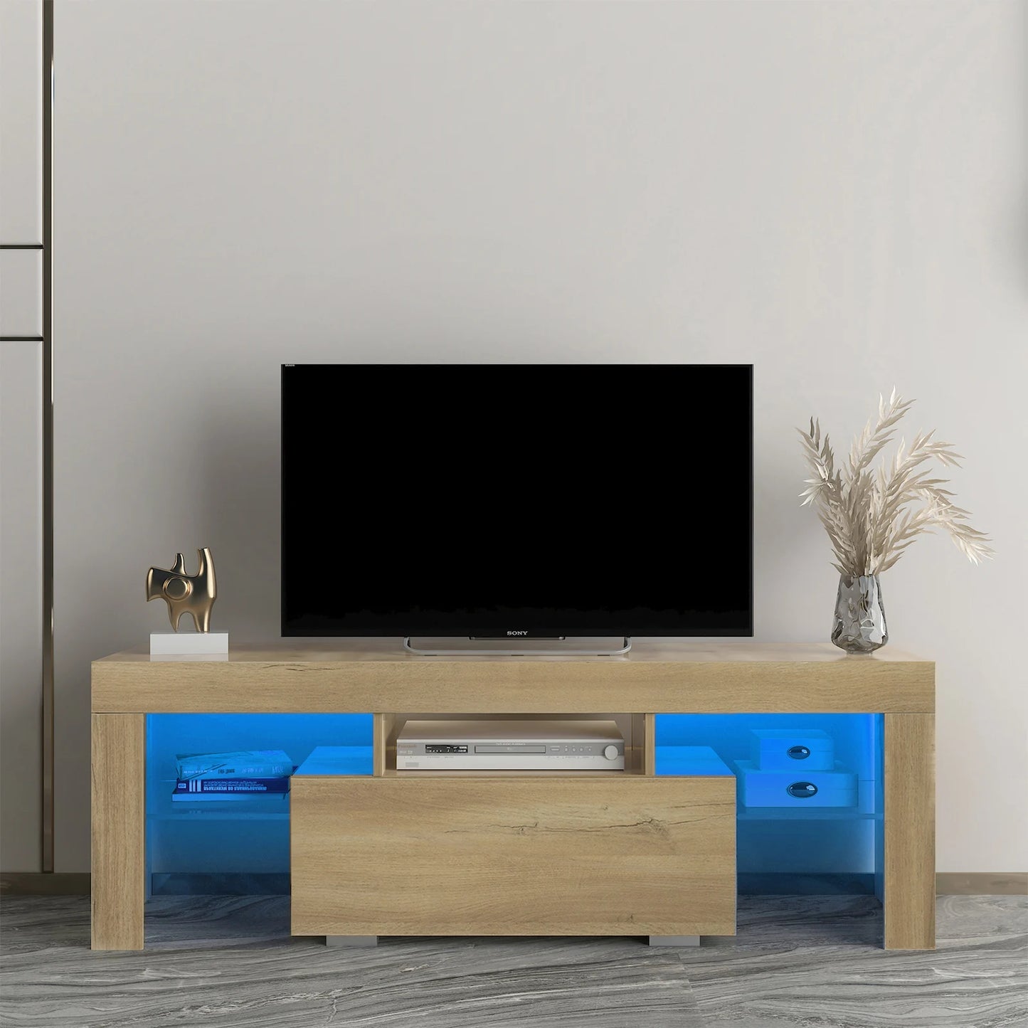 TV Stand with LED Lights