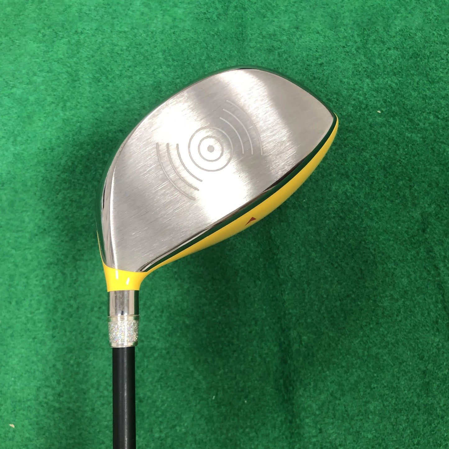 Yellow Titanium Golf Driver