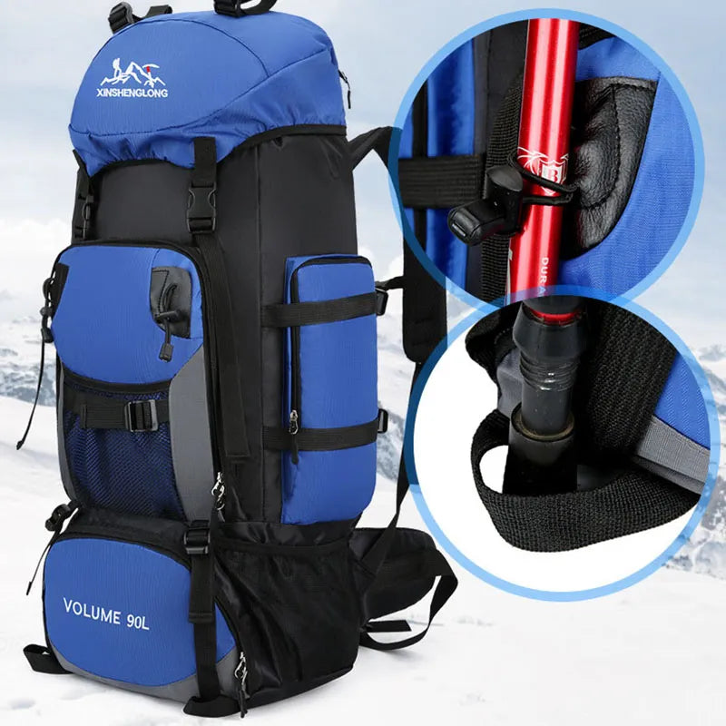 90 Liter Waterproof Large Capacity Backpack