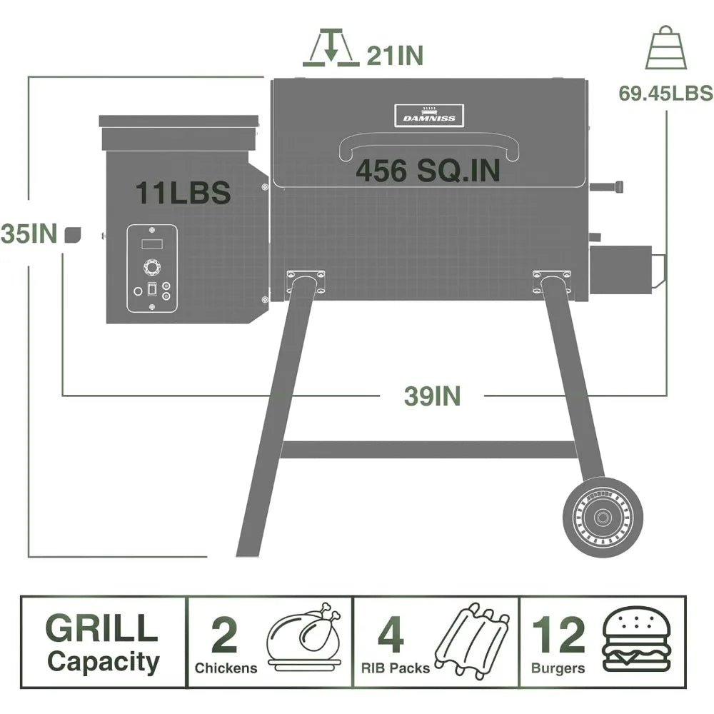 Wood Pellet Grill & Smoker