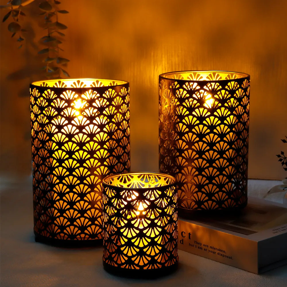 3Pcs Candle Holders