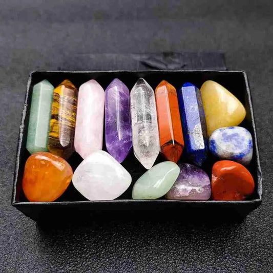 14 pcs Crystal Chakra Healing Stones