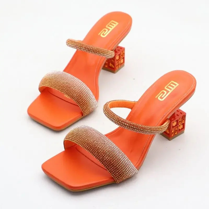 Women's Luxury Square Toe Slippers