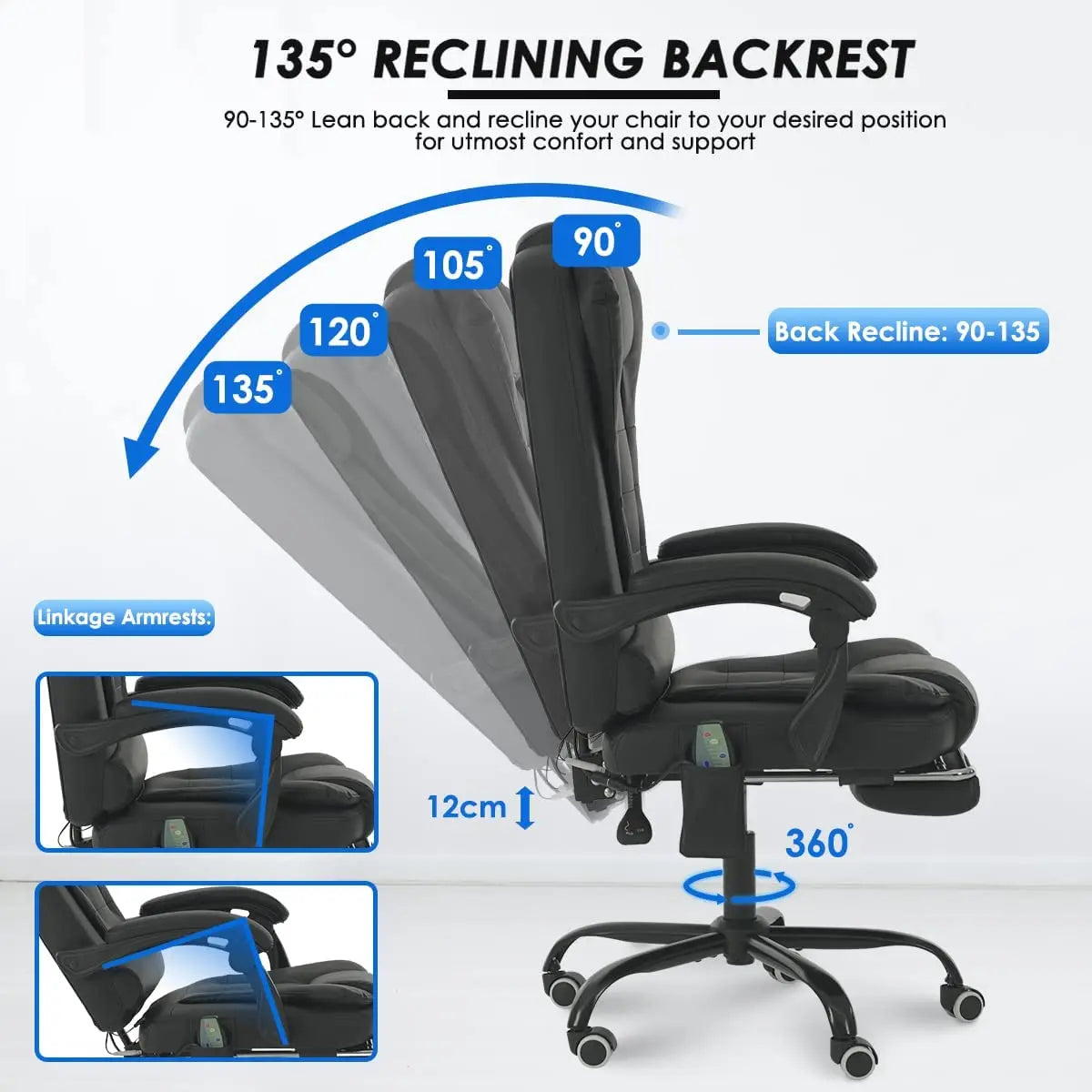 Executive Massage Office Chair