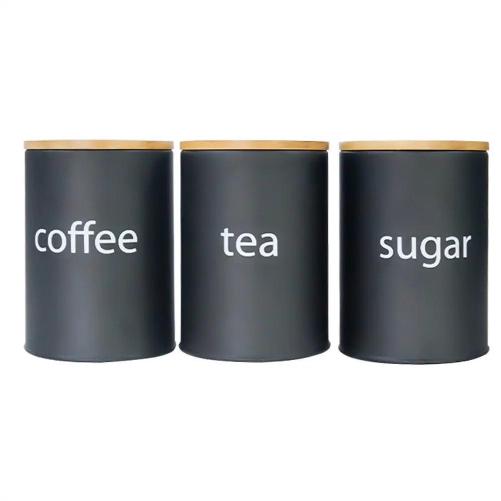 3pcs Metal Storage Canister