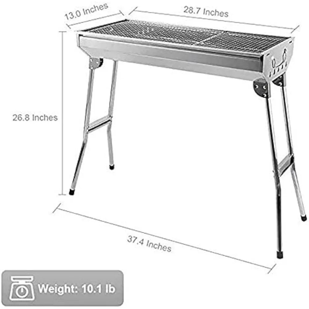 Stainless Steel Folding Portable BBQ