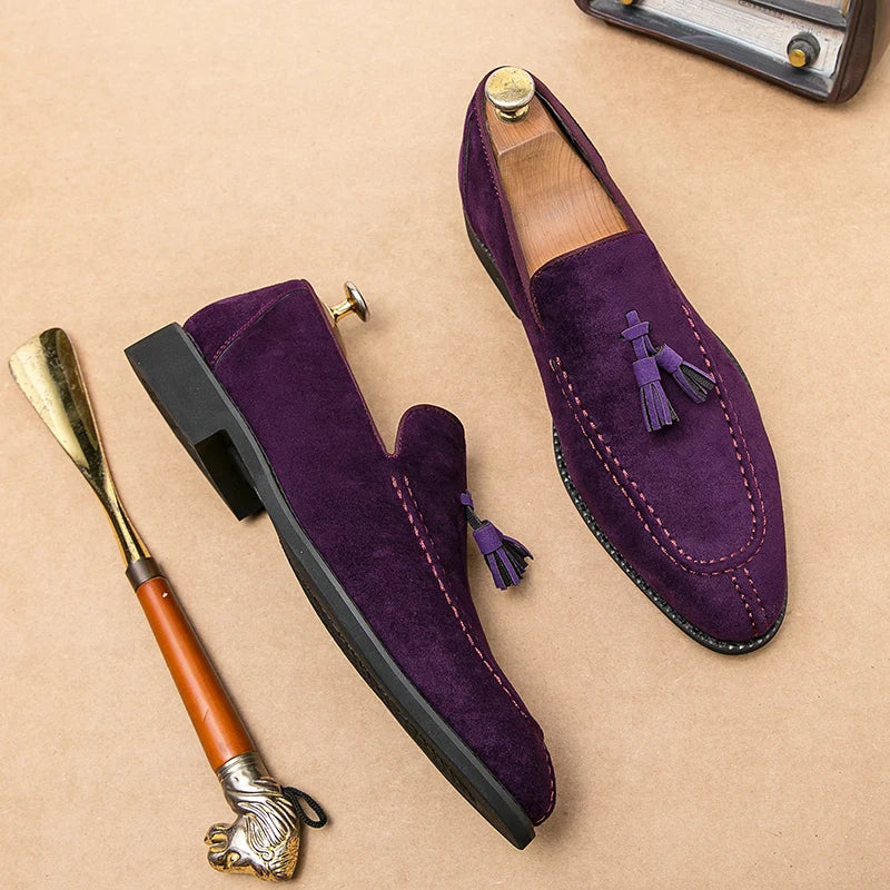 Men's Suede Loafers