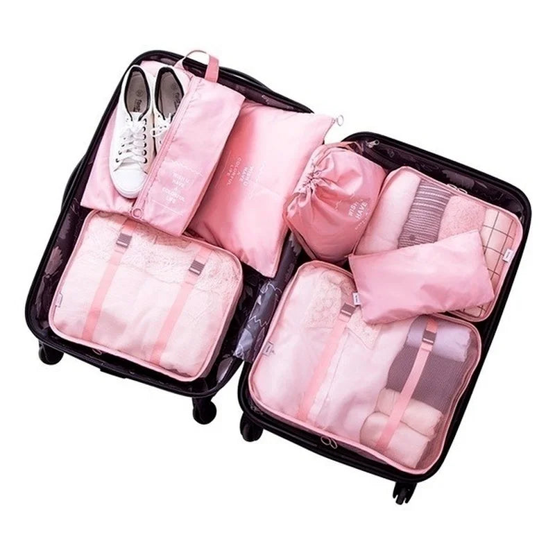 8 PC Organizer Travel Organizer Bags