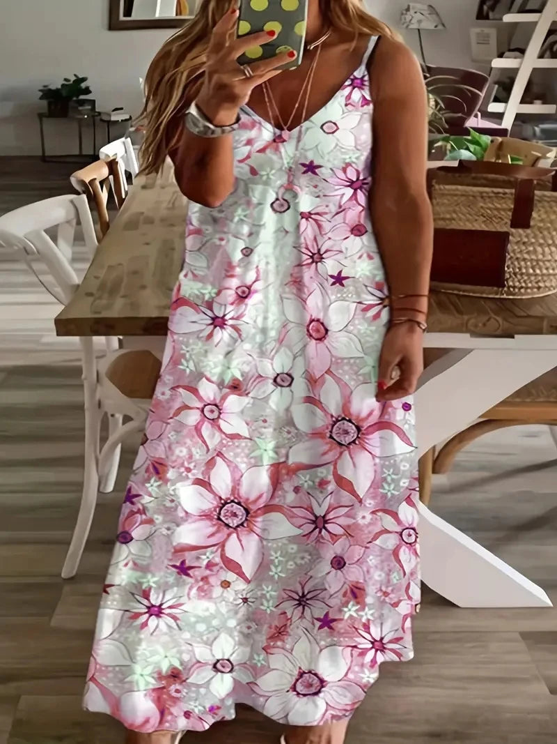 Plus Size Summer Sling Dress