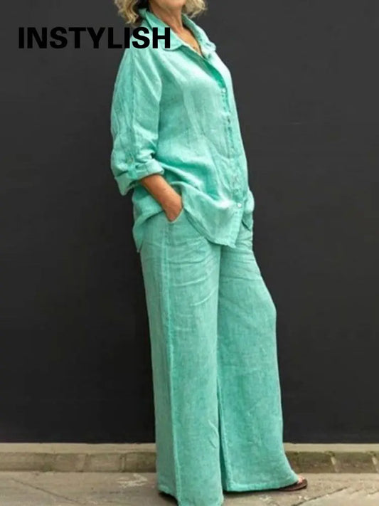 Women's Linen 2 Piece Sets