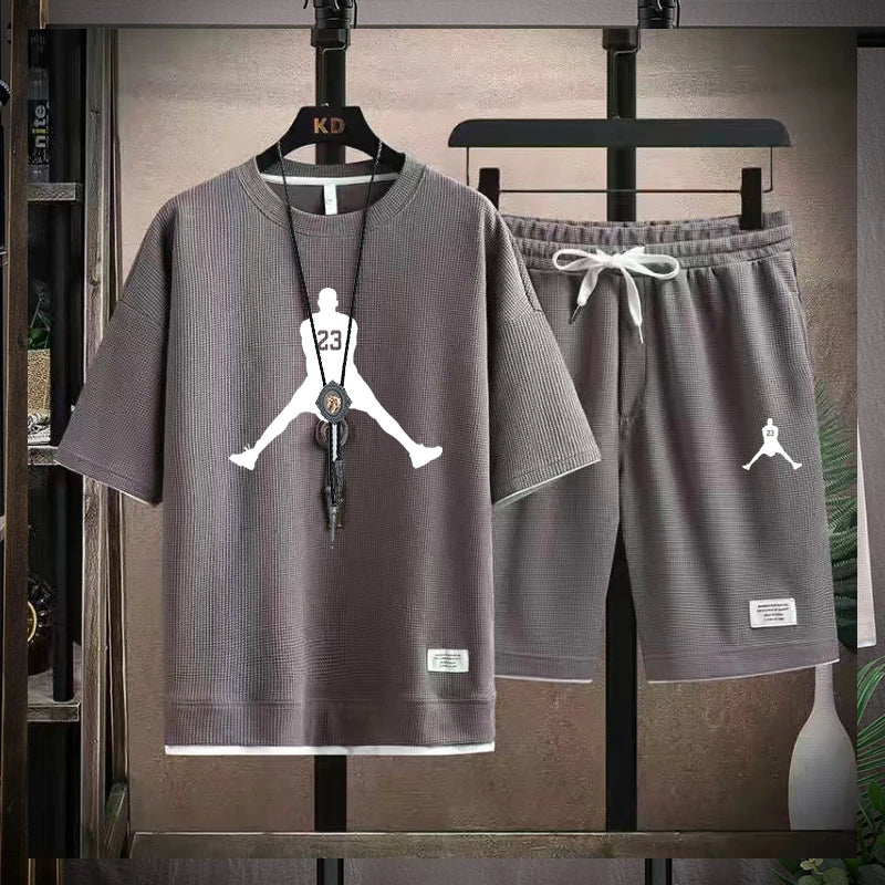 Men's Casual Basketball Short Set