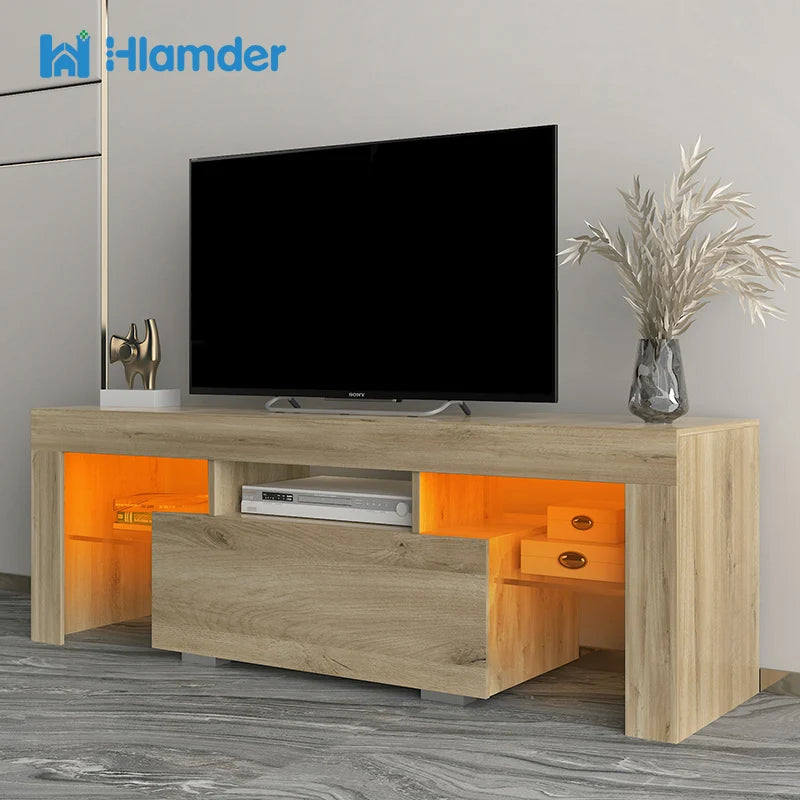 TV Stand with LED Lights