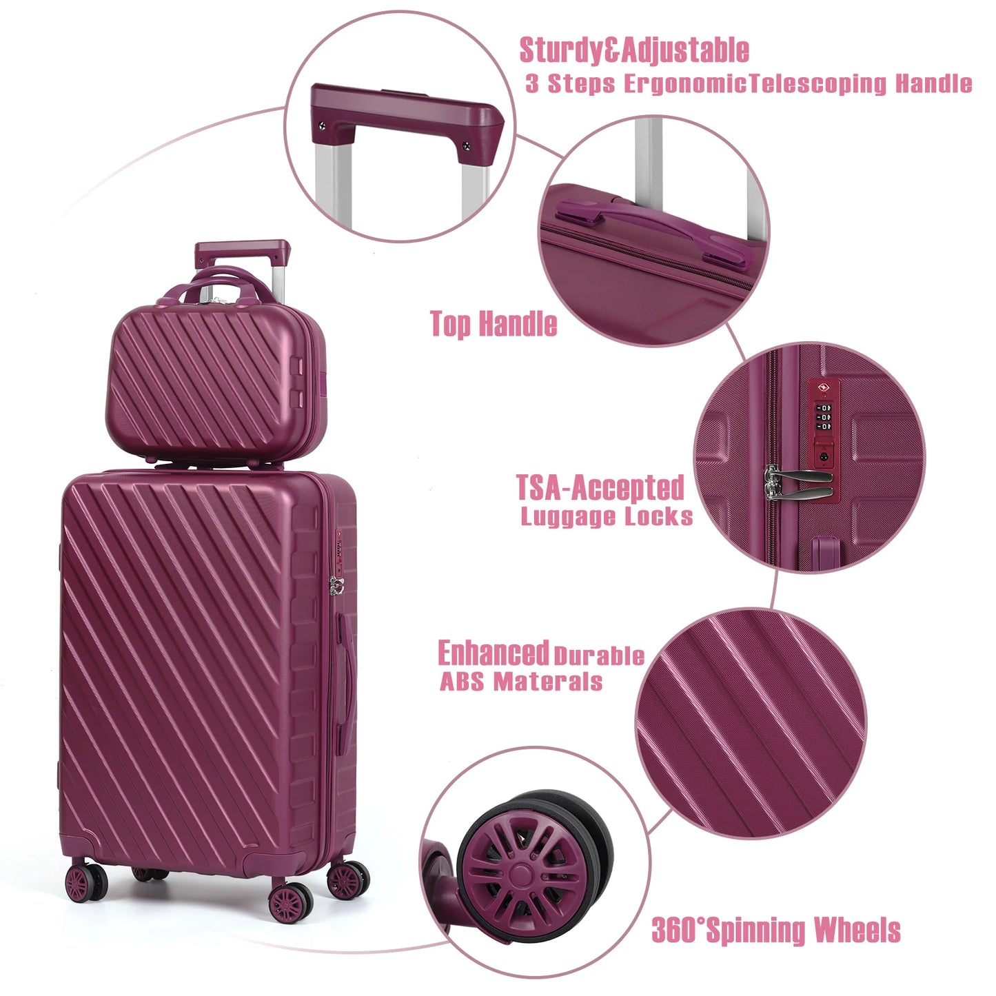 5 PCS Luggage Set