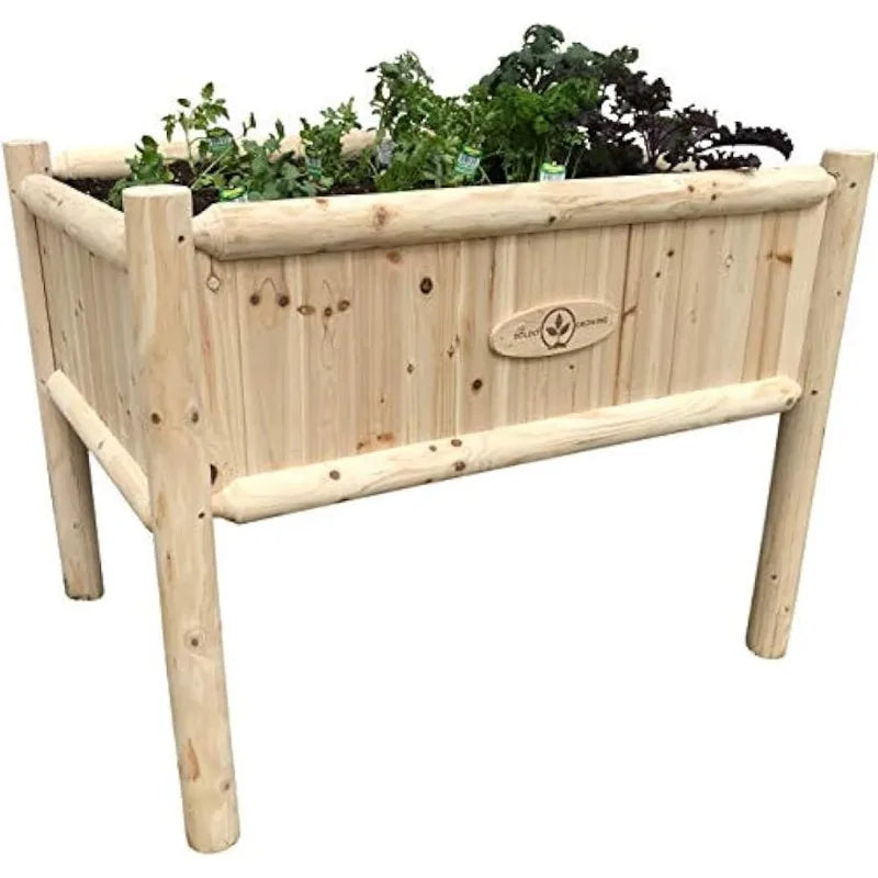 Wooden Raised Planter Box