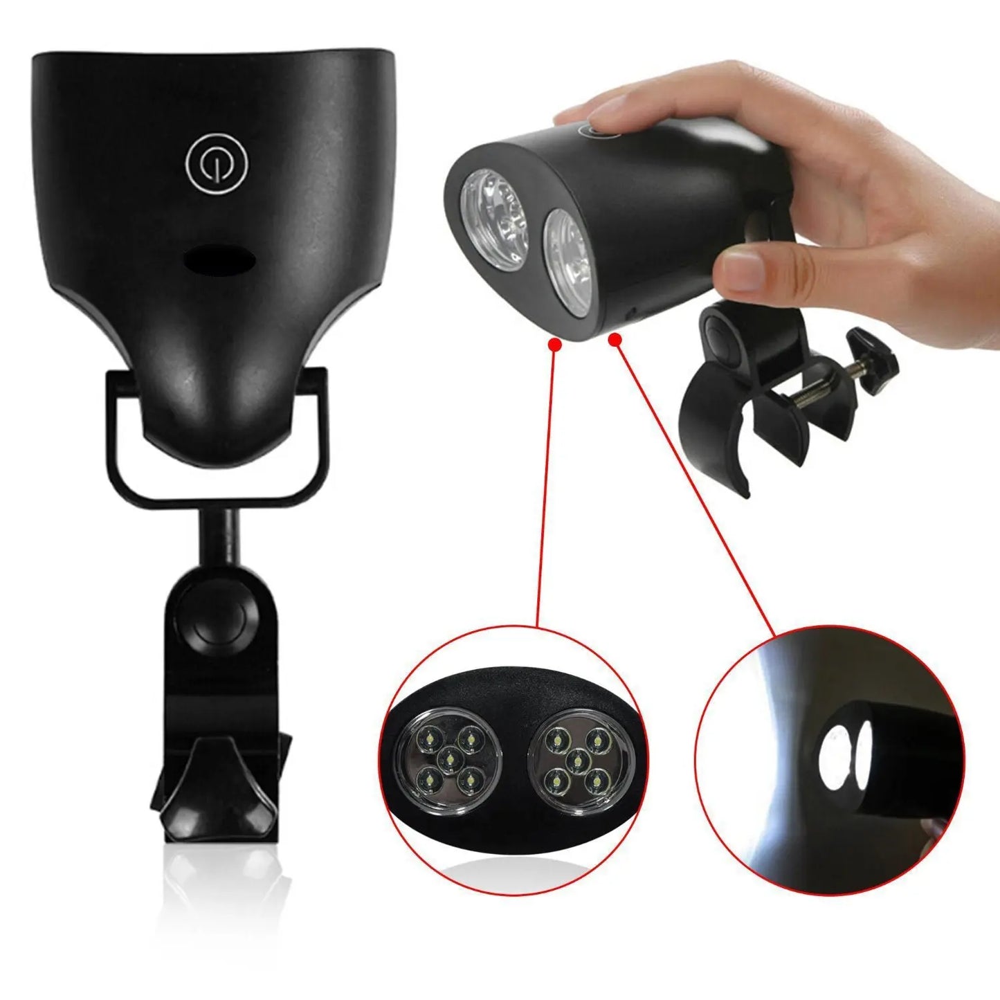 Portable LED Grill Light with Mount Clip