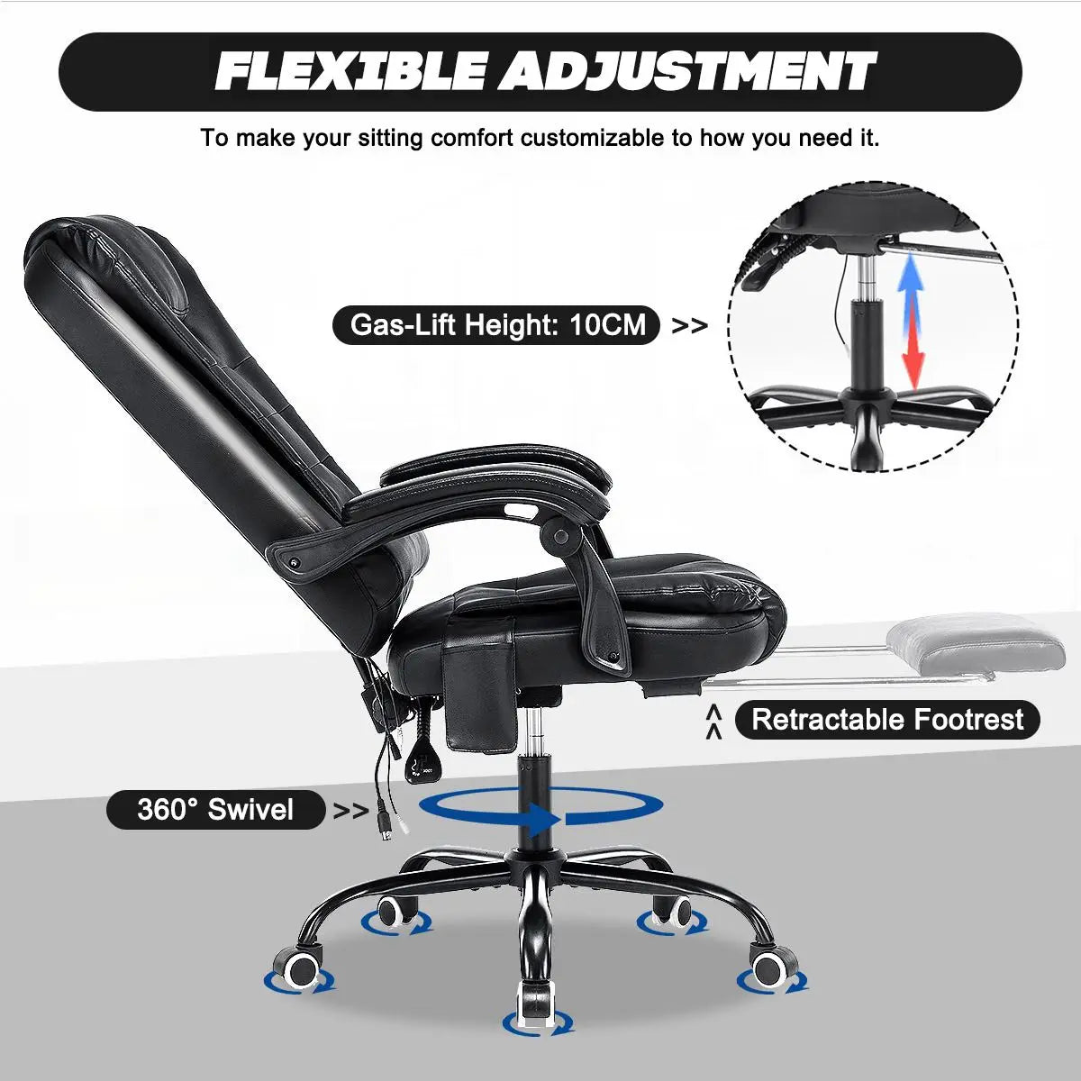 Executive Massage Office Chair