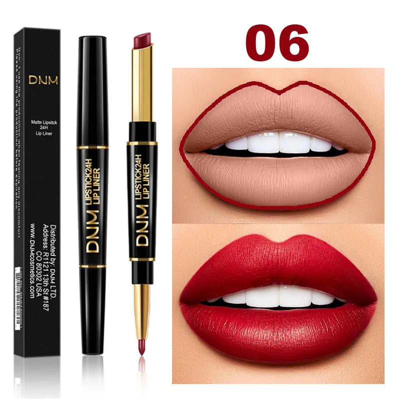 2 In 1 Lipstick Pen Lip Liner