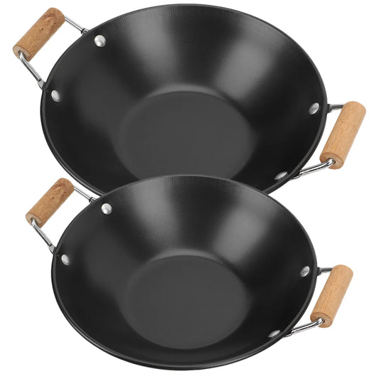 Cast Iron Grilling Wok