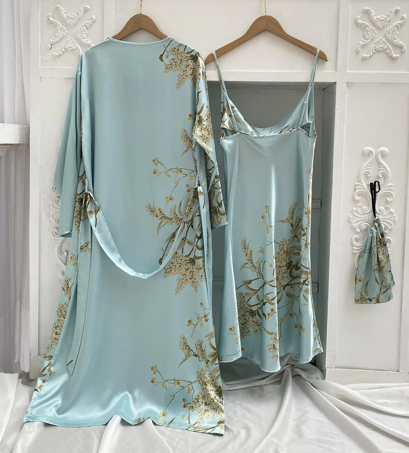 2 pcs Robe Lounge wear