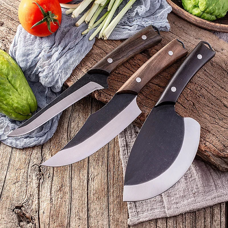 Forged Butcher's Knife Set