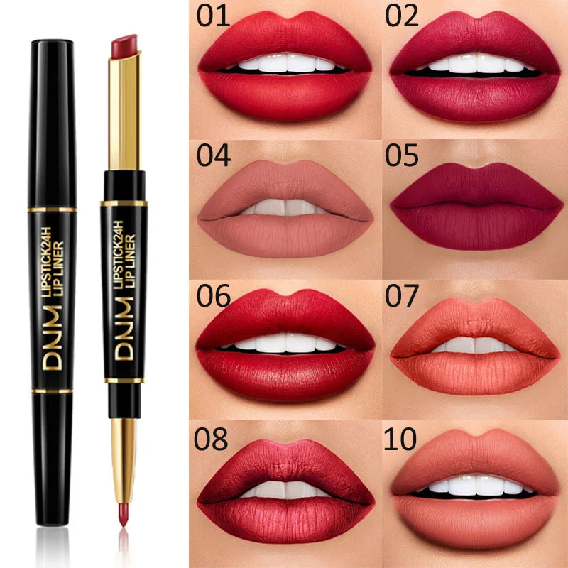 2 In 1 Lipstick Pen Lip Liner