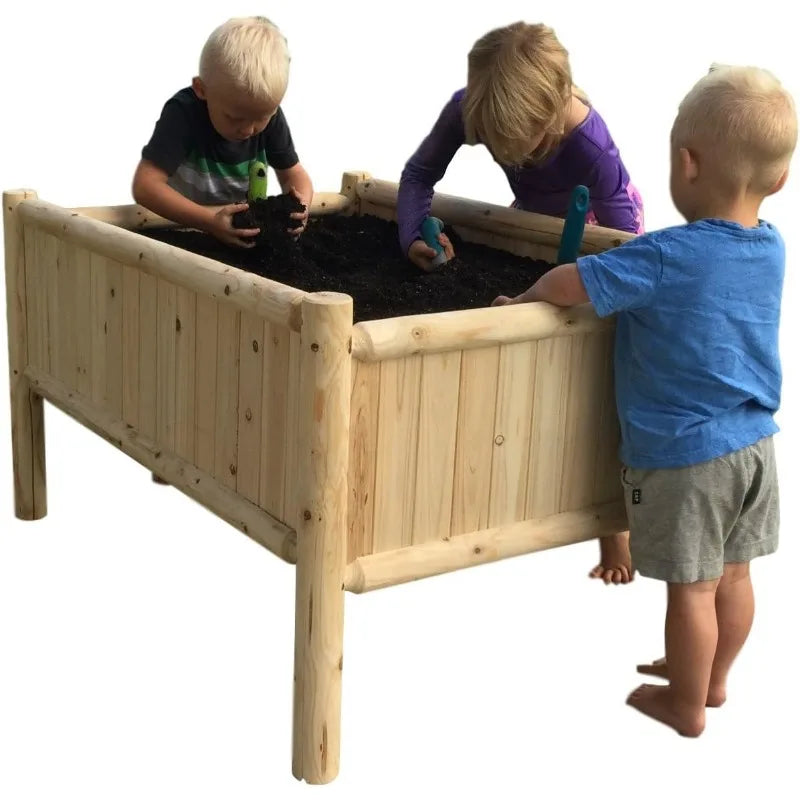 Wooden Raised Planter Box