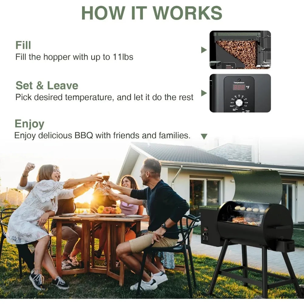 Wood Pellet Grill & Smoker