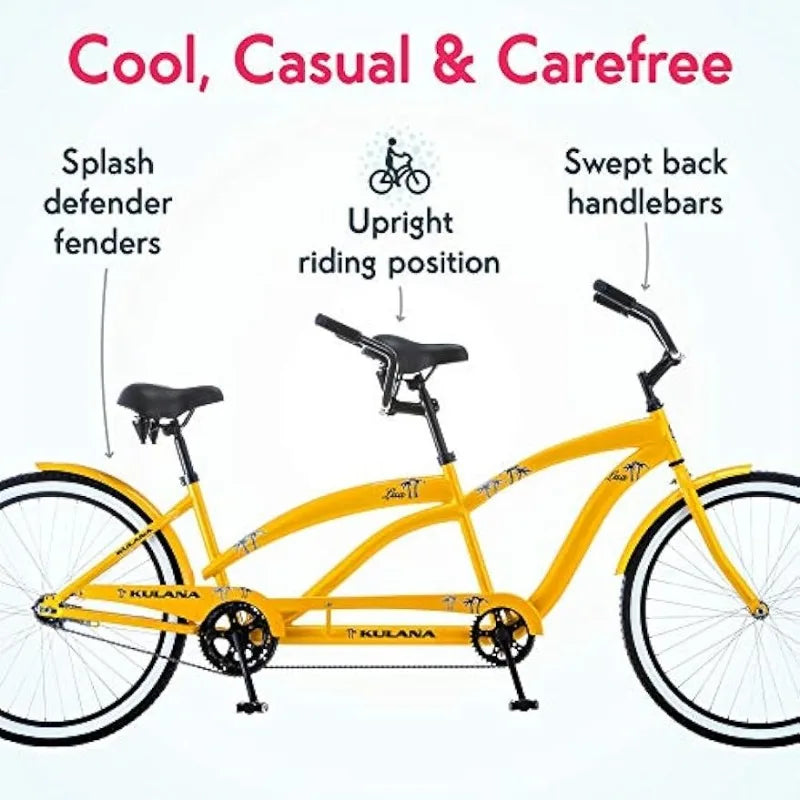 Kulana Lua Tandem Adult Beach Cruiser