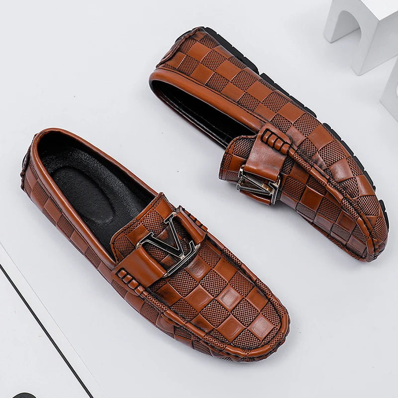 Men's Casual Leather Moccasin