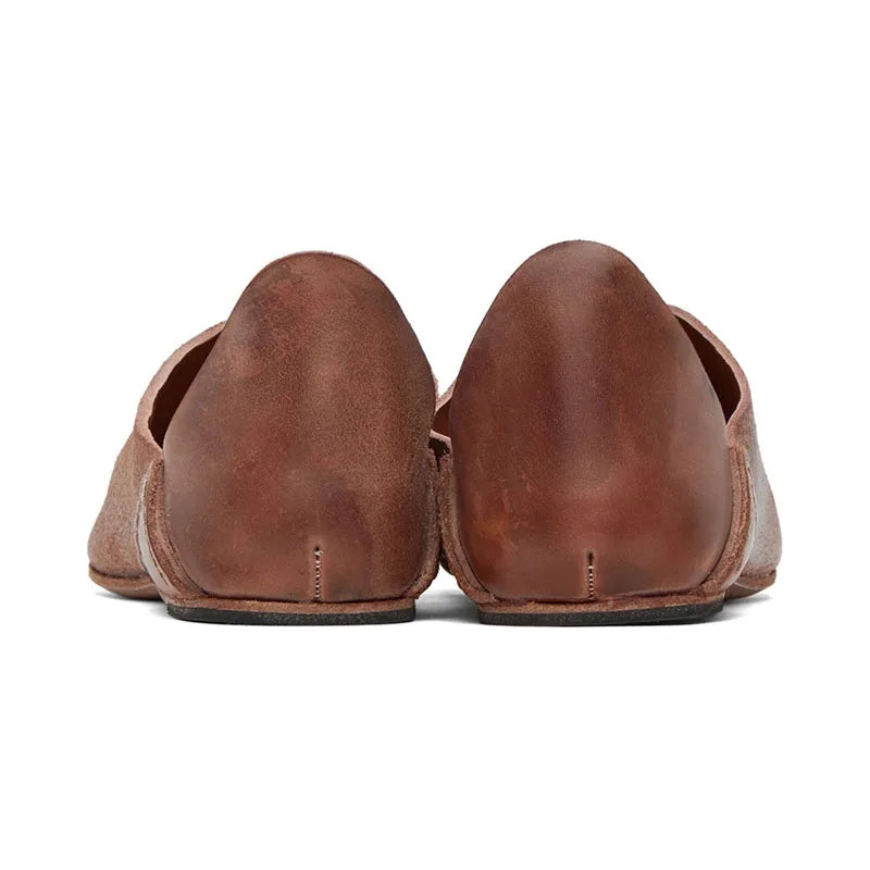 Men's Frosted Cowhide Loafers