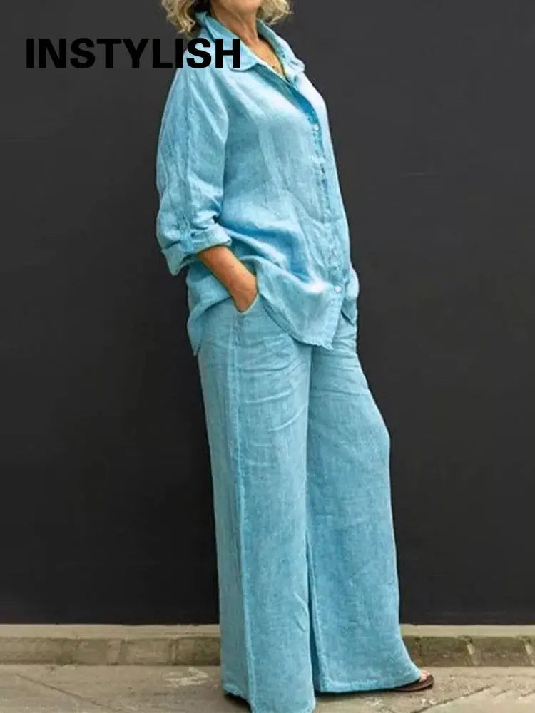 Women's Linen 2 Piece Sets