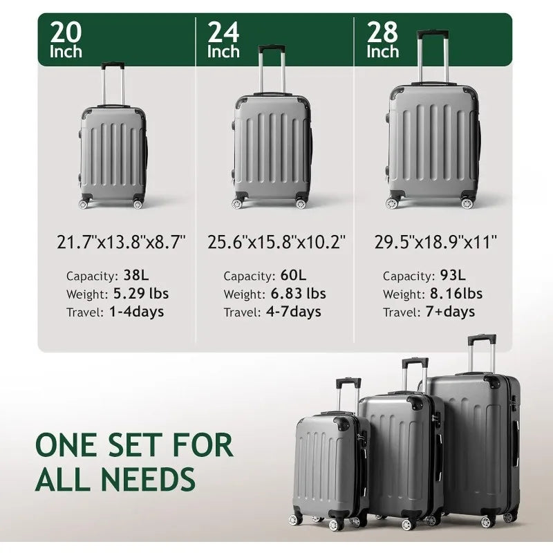 3-Piece Luggage Set